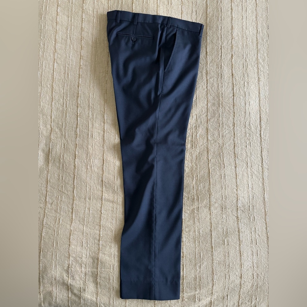 ZEGNA Dress Pants - Dark Blue/Navy - Size 46 - Excellent Condition - Like New